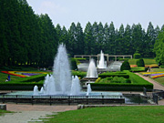 公園の噴水